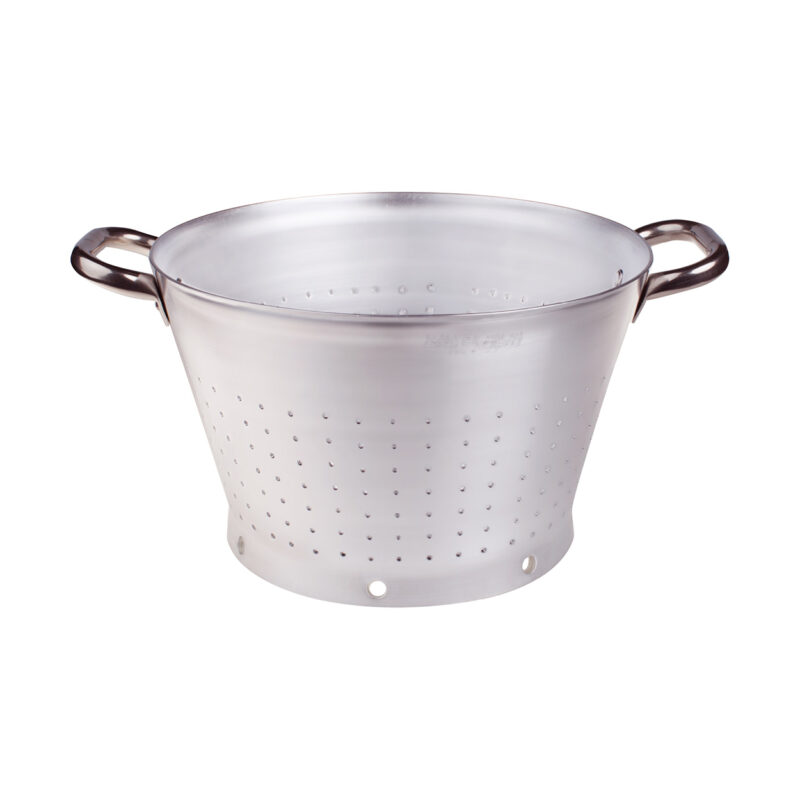 Pentole Agnelli Colapasta conico in alluminio 3mm – 2 maniglie