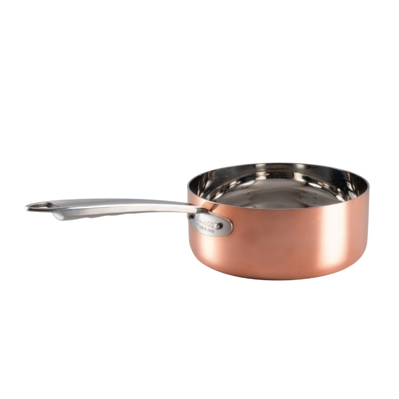 Pentole Agnelli Casseruola 1907 Copper 4 bassa in rame 2.5mm – 1 manico