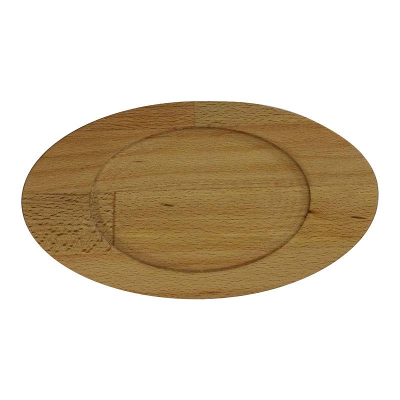 Pentole Agnelli Vassoio in legno per mini casseruola ovale Saldi