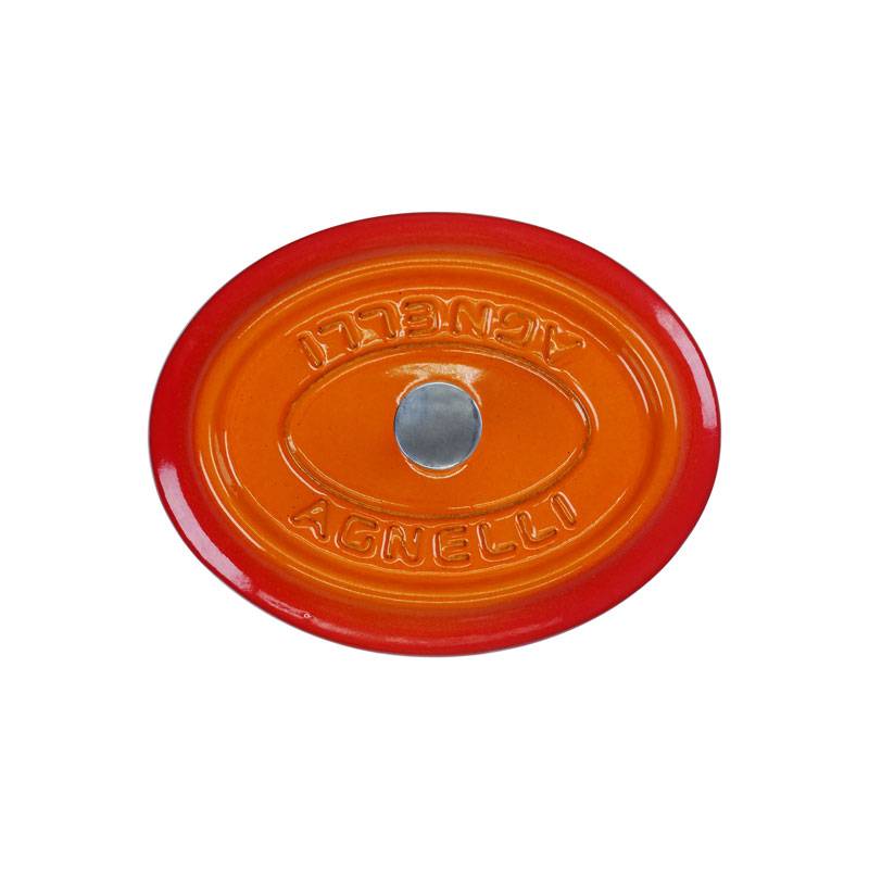 Pentole Agnelli Coperchio Slowcook ovale in ghisa – 1 pomello Vendita Economica