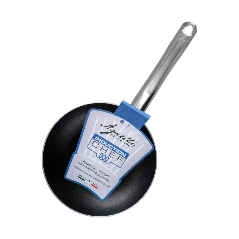 Pentole Agnelli Padella antiaderente Induction Chef svasata bassa in 2ply – 1 manico 2025