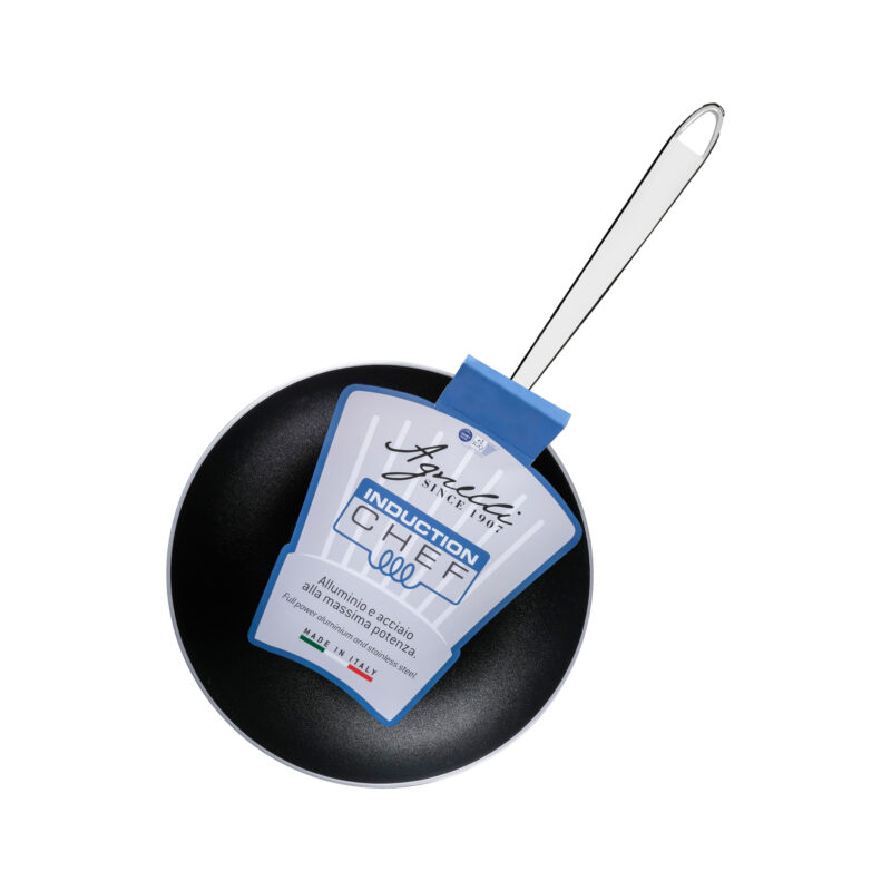Pentole Agnelli Padella antiaderente Induction Chef svasata bassa in 2ply – 1 manico 1907 In Linea