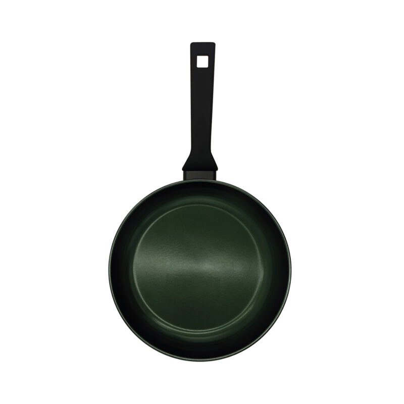 Pentole Agnelli Padella antiaderente ceramico svasata alta AlBlack Elite – 1 manico soft touch Offerta