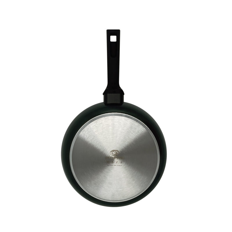 Pentole Agnelli Padella antiaderente ceramico svasata alta AlBlack Elite – 1 manico soft touch Offerta