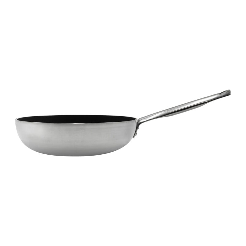 Pentole Agnelli Padella antiaderente Induction Chef svasata alta in 2ply – 1 manico Hotsell