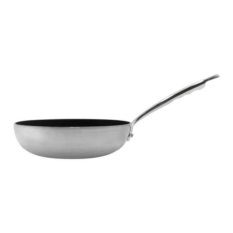 Pentole Agnelli Padella antiaderente Induction Chef svasata alta in 2ply – 1 manico 1907 Vendita Calda