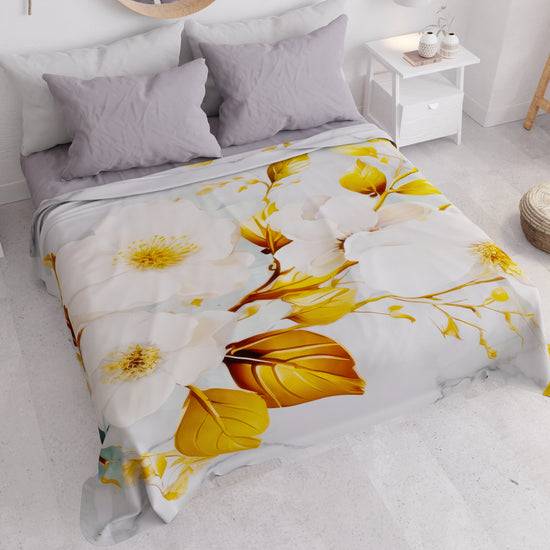 PETTI Copriletto Estivo, Coperta Leggera, Lenzuola Copriletto Flower Ceramic 01 Saldi Di Fabbrica