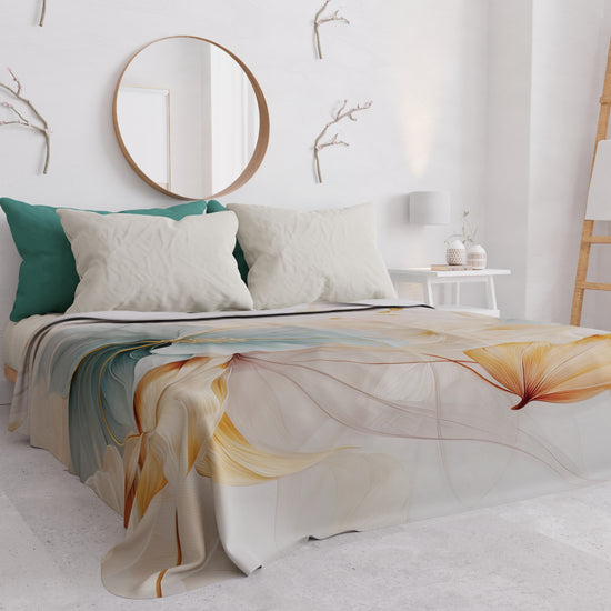 PETTI Copriletto Estivo, Coperta Leggera, Lenzuola Copriletto Marble Flower I Più Venduti