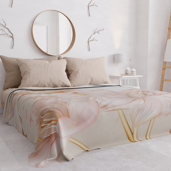 PETTI Copriletto Estivo, Coperta Leggera, Lenzuola Copriletto Giglio Vendite Flash