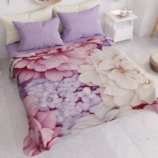 PETTI Copriletto Estivo, Coperta Leggera, Lenzuola Copriletto Ortensia Negozio