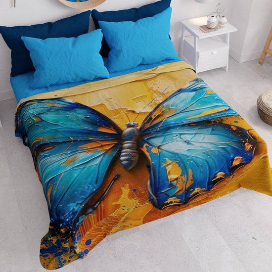 PETTI Copriletto Estivo, Coperta Leggera, Lenzuola Copriletto Mariposa 02 2025