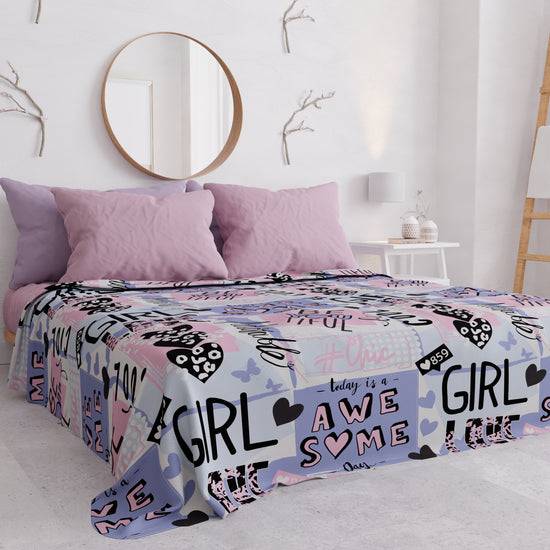 PETTI Copriletto Estivo, Coperta Leggera, Lenzuola Copriletto Girl Cool Spedizione Gratuita