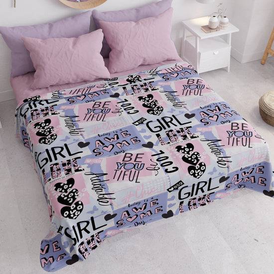 PETTI Copriletto Estivo, Coperta Leggera, Lenzuola Copriletto Girl Cool Spedizione Gratuita