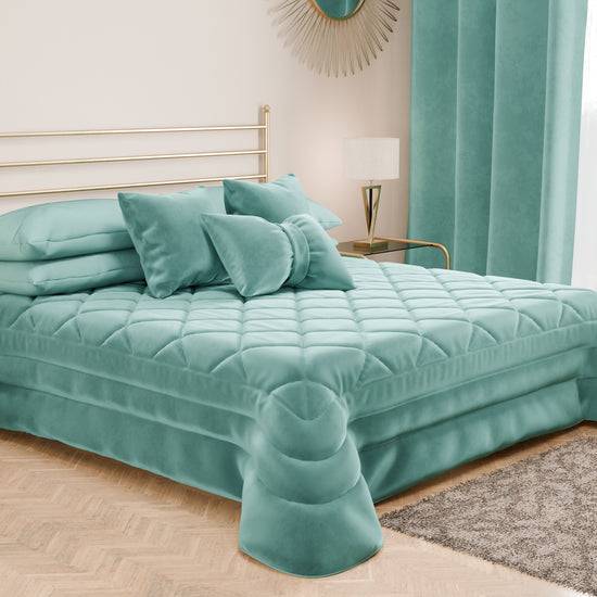 PETTI Trapuntino Primaverile in Velluto da Corredo Piazzato Tiffany Sconto