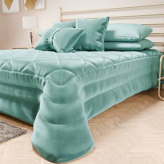 PETTI Trapuntino Primaverile in Velluto da Corredo Piazzato Tiffany Sconto