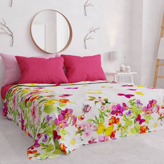 PETTI Copriletto Estivo, Coperta Leggera, Lenzuola Copriletto Farfalle Vendite Flash