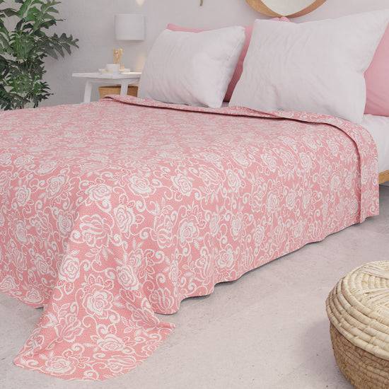 PETTI Copriletto Estivo, Coperta Leggera, Lenzuola Copriletto, Pizzo Rosa Vendita Calda