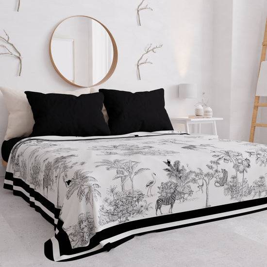 PETTI Copriletto Estivo, Coperta Leggera, Lenzuola Copriletto, Animalier 02 Moda