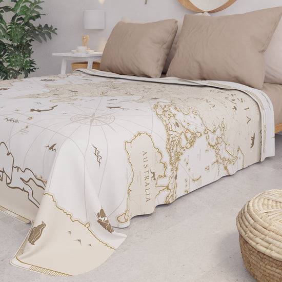 PETTI Copriletto Estivo, Coperta Leggera, Lenzuola Copriletto, World Bianco 2025