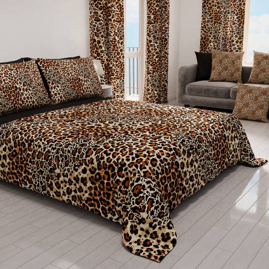 PETTI Trapuntino Copriletto Primaverile Autunnale in Stampa Digitale Animalier Maculato Shopping Online