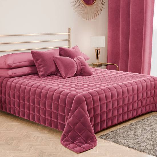 PETTI Trapuntino Copriletto Primaverile Autunnale in Velluto Double Face Fucsia Vendita Calda