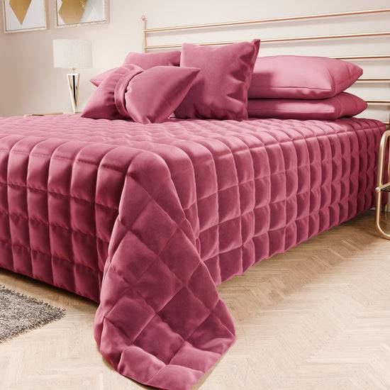 PETTI Trapuntino Copriletto Primaverile Autunnale in Velluto Double Face Fucsia Vendita Calda