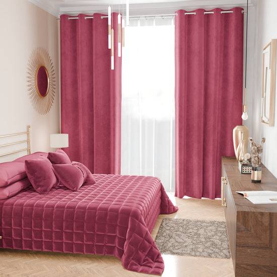 PETTI Trapuntino Copriletto Primaverile Autunnale in Velluto Double Face Fucsia Vendita Calda