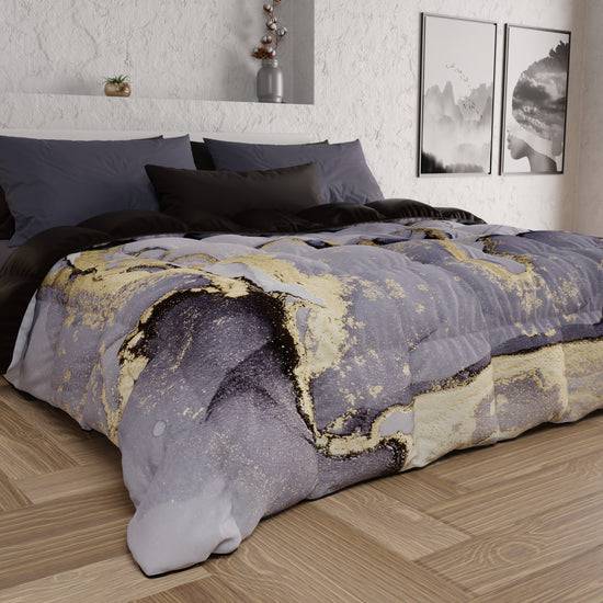 PETTI Piumone, Trapunta Matrimoniale, Singola, Piazza e Mezza, Marble-GrigioS 50% di sconto con spedizione gratuita