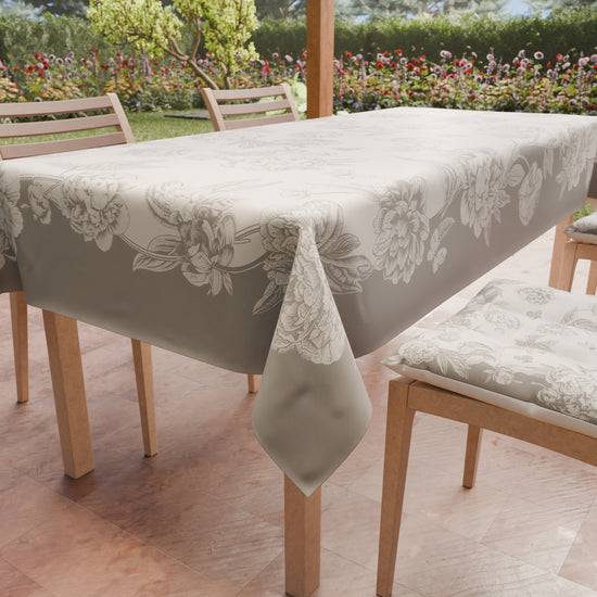 PETTI Tovaglia da tavola Antimacchia, Copritavolo da Cucina Peonie Offerta Giorno del Papà