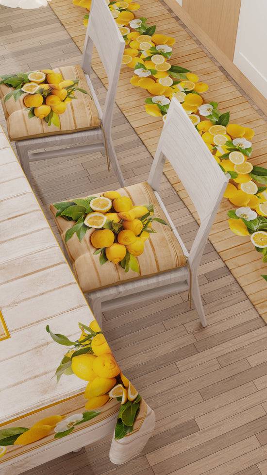 PETTI Tovaglia da tavola Antimacchia, Copritavolo da Cucina, Lemon Nuovi prodotti