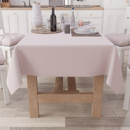 PETTI Tovaglia da Tavola in Cotone, Tovaglia Tinta Unita Rosa Promozione temporanea