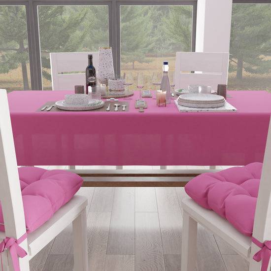 PETTI Tovaglia da Tavola in Cotone, Tovaglia Tinta Unita Fucsia Fino al 50% di sconto