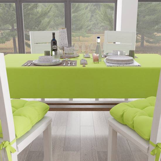 PETTI Tovaglia da Tavola in Cotone, Tovaglia Tinta Unita Verde Chiaro Fino al 60% di sconto