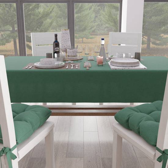 PETTI Tovaglia da Tavola in Cotone, Tovaglia Tinta Unita Verde Smeraldo Fino al 65% di sconto