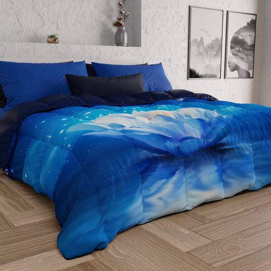 PETTI Piumone, Trapunta Matrimoniale, Singola, Piazza e Mezza, Notte Stellata 50% di sconto per tempo limitato