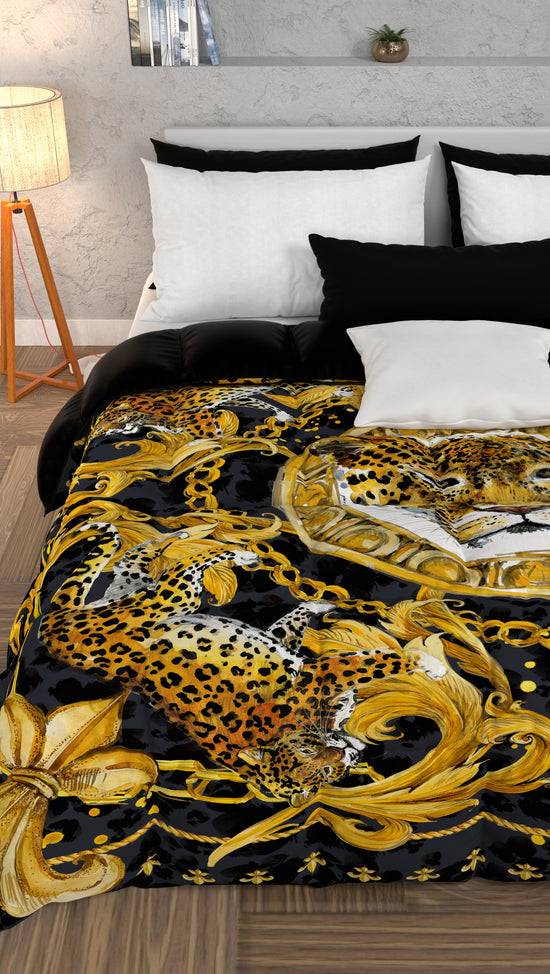 PETTI Piumone, Trapunta Matrimoniale, Singola, Piazza e Mezza, Leopardo Promozione