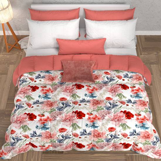PETTI Piumone, Trapunta Matrimoniale, Singola, Piazza e Mezza, Floreale 19 00 Shopping Online