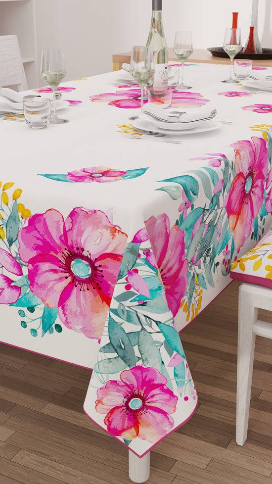 PETTI Tovaglia da tavola Antimacchia, Copritavolo da Cucina, Floreale-01 Shopping online