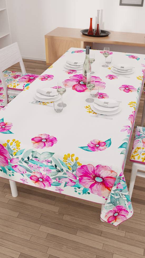 PETTI Tovaglia da tavola Antimacchia, Copritavolo da Cucina, Floreale-01 Shopping online