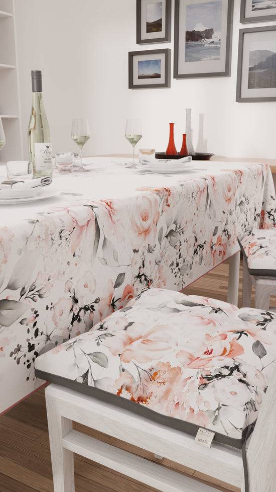 PETTI Tovaglia da tavola Antimacchia, Copritavolo da Cucina, Floreale-17 Cyber Monday