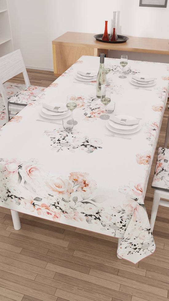PETTI Tovaglia da tavola Antimacchia, Copritavolo da Cucina, Floreale-17 Cyber Monday