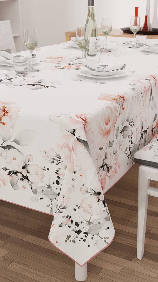 PETTI Tovaglia da tavola Antimacchia, Copritavolo da Cucina, Floreale-17 Cyber Monday