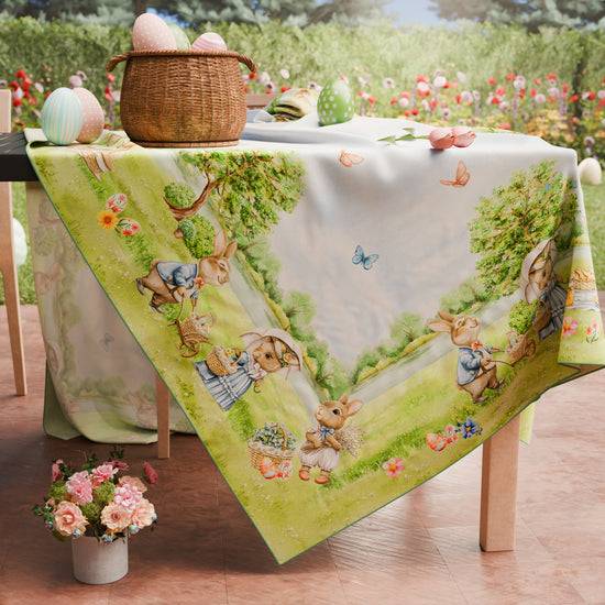 PETTI Tovaglia Pasquale da Tavola Antimacchia, Copritavolo Pasqua da Cucina PicNic Online Outlet