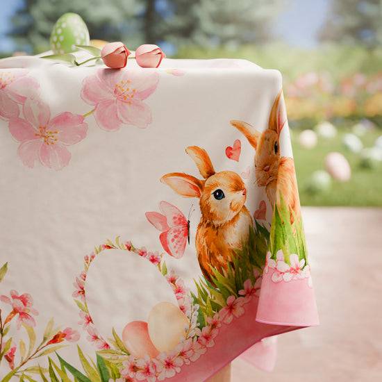 PETTI Tovaglia Pasquale da Tavola Antimacchia, Copritavolo Pasqua da Cucina Flora Grandi sconti