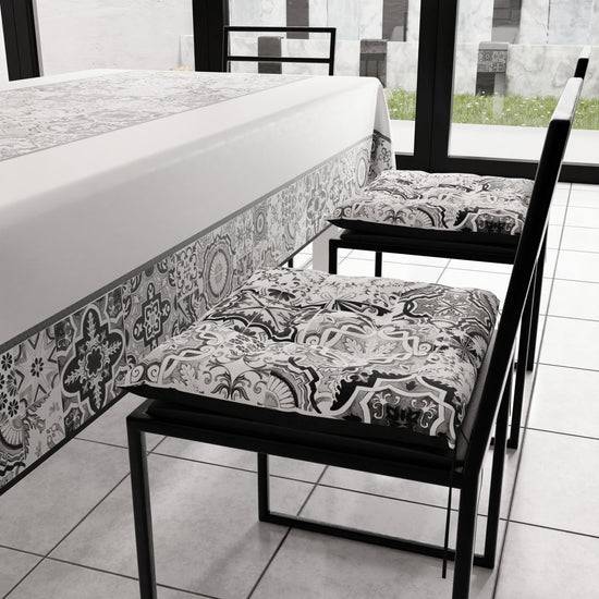 PETTI Cuscini per Sedie Coprisedia 6 Pezzi Vietri 02 Nero Bestseller