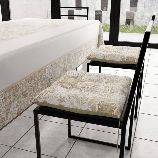PETTI Cuscini per Sedie Coprisedia 6 Pezzi Vietri 02 Beige Comprane uno, ottenene uno gratis
