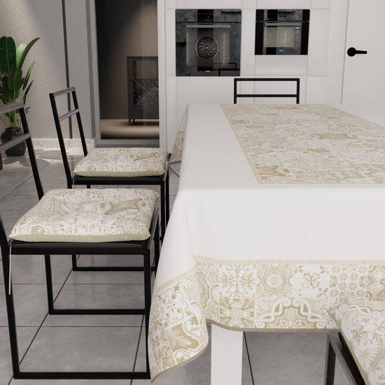 PETTI Cuscini per Sedie Coprisedia 6 Pezzi Vietri 02 Beige Comprane uno, ottenene uno gratis