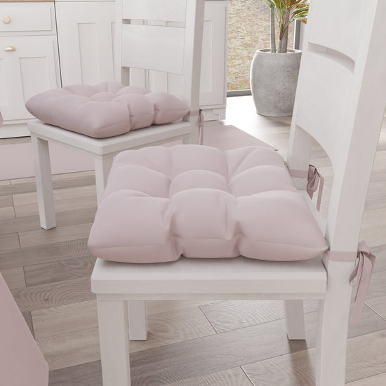 PETTI Cuscini per Sedie Cucina, Cuscini Coprisedie 6 Pezzi Rosa Italia