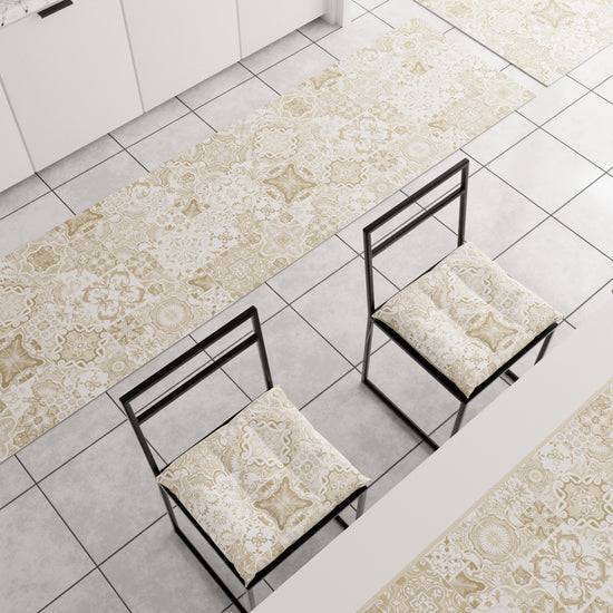 PETTI Tappeto Cucina Antiscivolo moderno Passatoia Cucina lavabile Vietri 02 Beige Shopping Online