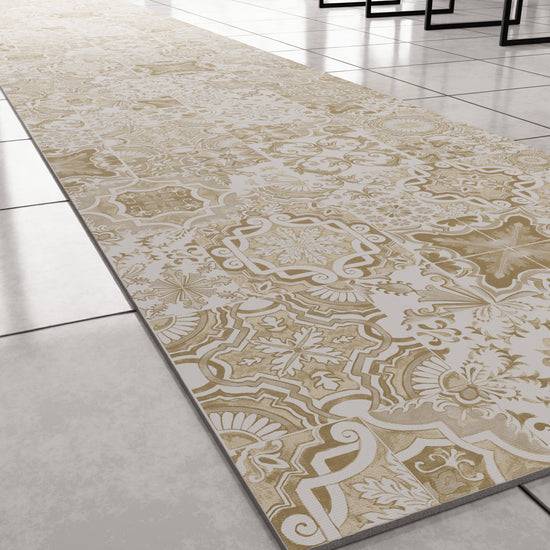 PETTI Tappeto Cucina Antiscivolo moderno Passatoia Cucina lavabile Vietri 02 Beige Shopping Online